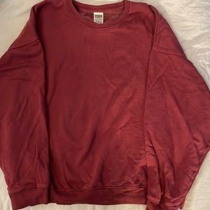 Victoria secret pink crew neck sweatshirt real nice size xl